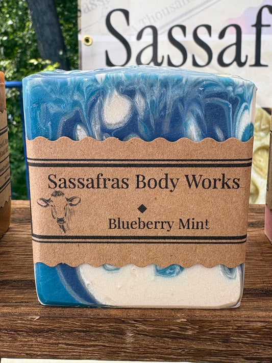 Blueberry Mint Tallow Soap