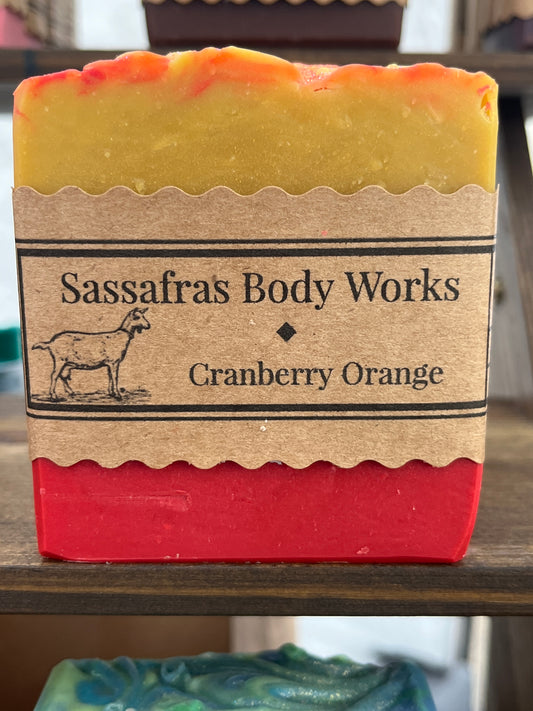 Cranberry Orange Goat Milk Soap
