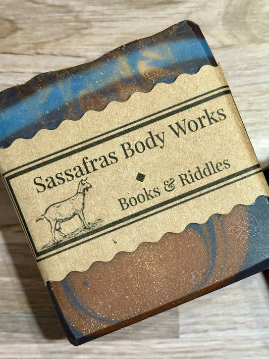 Books & Riddles Goat Milk Soap