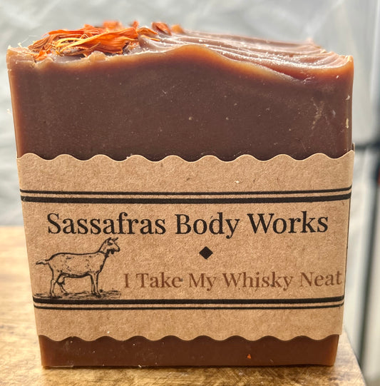 I Take My Whisky Neat Goat Milk Soap