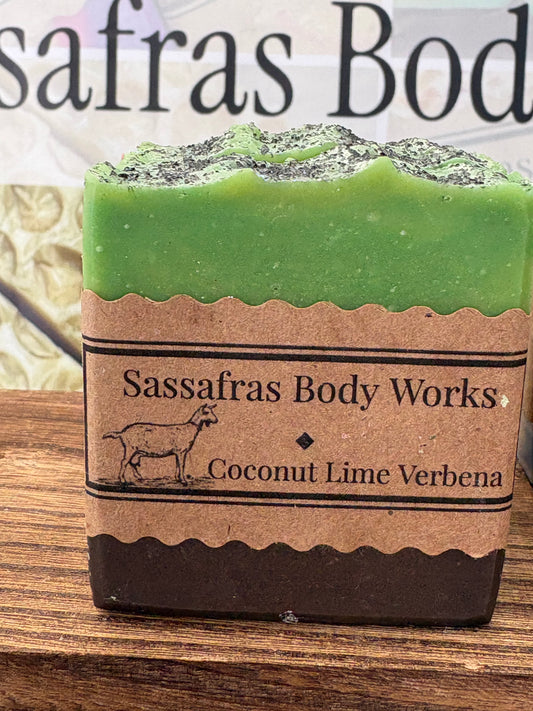 Coconut Lime Verbena Goat Milk Soap