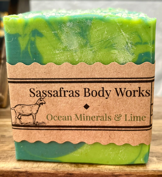 Ocean Minerals & Lime Goat Milk Soap
